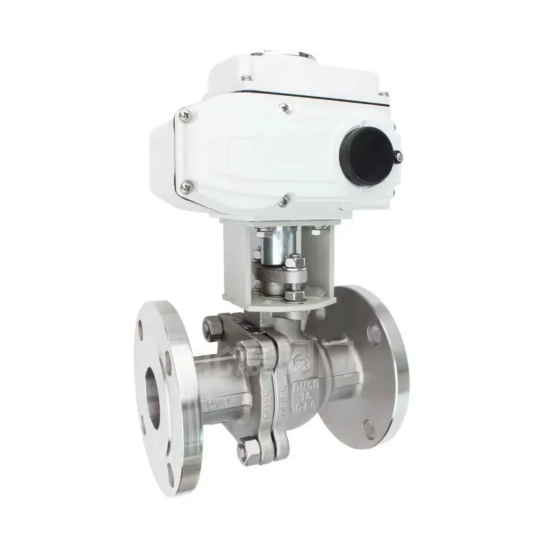 Fais Hlau Stainless Hlau Flange Pob Valve